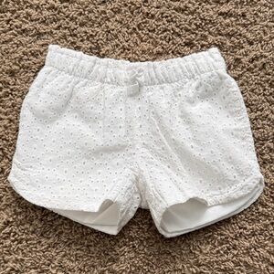 Cat & Jack White Elastic Shorts